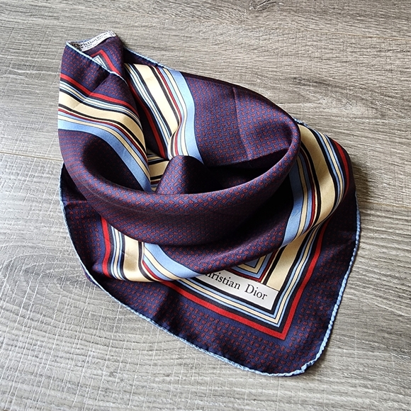 Christian Dior Silk Bandana Small - Picture 11 of 11